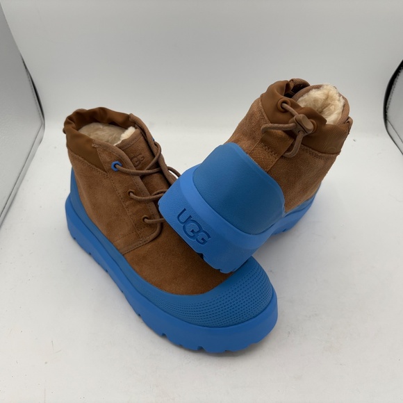 UGG All Gender Neumel Weather Hybrid Chestnut / Big Sky Blue Men US 8 1143991 - Picture 14 of 14